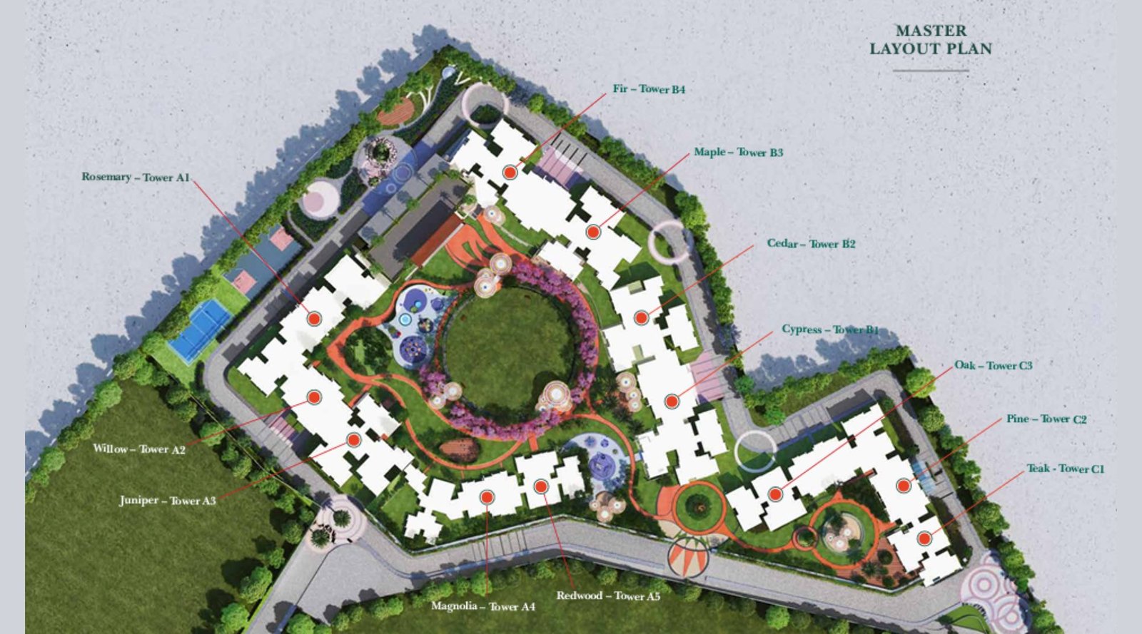 Runwal-The-Central-Park-Master-Layout